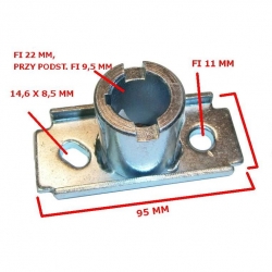 PIASTA NOŻA S50/3 22,2MM HORTMASZ HKS143N 153NB-12760