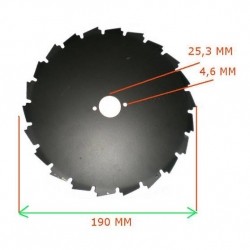 TARCZA TNĄCA WYKASZAREK 200x25,4x1,5MM 22 ZĘBY-13036