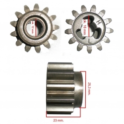 ZĘBATKA NAPĘDU LEWA (L) 3-KLINY S511VHY*4-09 13Z-13431