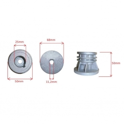 PIASTA N TURBO PRO50S COMBI FRICTION D=2-13547