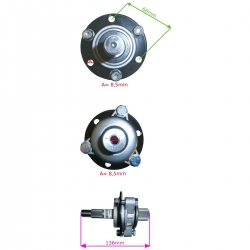 PIASTA MANDRELA NOŻA MTD 753-05405-13729
