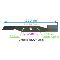 NÓŻ 380MM DO KOSIARKI FAWORYT PRO ME38-13984