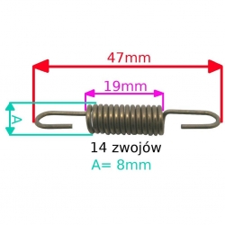 SPRĘŻYNA BRIGGS 691019 VTWIN REGULATORA -14110