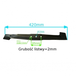 NÓŻ 420MM DO KOSIARKI GRIZZLY J2420000107R-14568