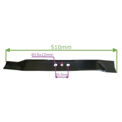 NÓŻ 510MM KOSIARKI NAC LS50-166L-JR2-15909