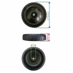 KOŁO 275MM KOSIARKI HORTMASZ D1401H  68C 1578-16015