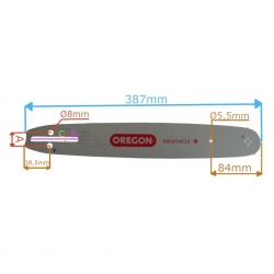 PROWADNICA OREGON 13 0,325 1,3 56E 130MLBK095-16740