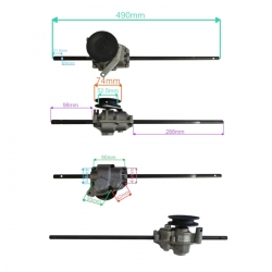 PRZEKŁADNIA NAPĘDU KOSIARKI SL46-5Z07010-TY T1110-17039