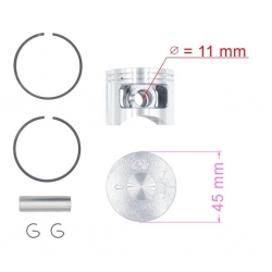 TŁOK 45MM KOMPLETNY PIŁY ŁAŃCUCHOWEJ 58CC-18260