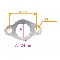 USZCZELKA TŁUMIKA LIDER DK46N150-4W1 DK41N130-18572