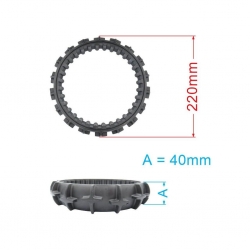 BIEŻNIK KOŁA ROBOTA STIGA AUTOCLIP SERIA 500/200-18939