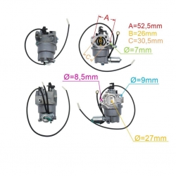 GAŹNIK SILNIKA RATO RV450 16100-Z0N0110-00A9-19469