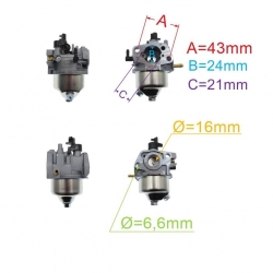 GAŹNIK SILNIKA KOSIARKI NAC 1P65F LS1010 LS51 LS46-19505