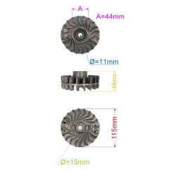 KOŁO MAGNESOWE KOSY FAWORYT LIDER HANDY TMK63AV-20144