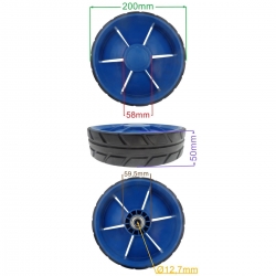 KOŁO 200MM ŁOŻYSKOWANE 340078001078 2001300A PR-20524