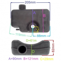 ZBIORNIK PALIWA KOSIARKI NAC DY164PMB-20620