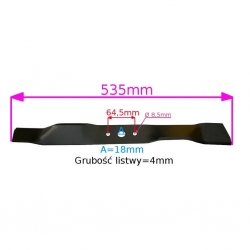 LISTWA TNĄCA 535 MM 108M SD108/108H ZAMIENNIK-20903