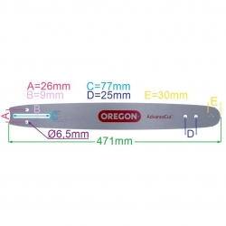 PROWADNICA OREGON 16 0,325 1,5 66E 168PXBK041-21031