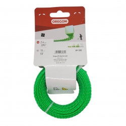 ŻYŁKA TNĄCA OREGON 2,4MM x 15M ETYKIETA KWADRAT-21346