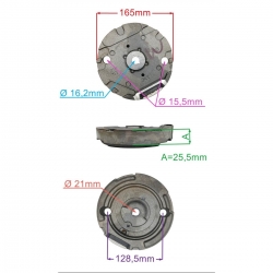 KOŁO MAGNESOWE SILNIKA BRIGGS 595401-21663
