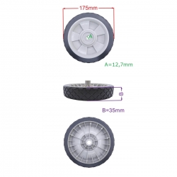 KOŁO FI 175MM MTD 7" 734-06165-21655