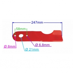 LISTWA TNĄCA 247MM MTD ZAMIENNIK -22531