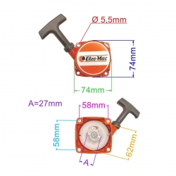ROZRUSZNIK KPL KOSY OLEO-MAC BC 250 S T 270 280 -23086