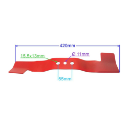 LISTWA TNĄCA 420 MM KOSIARKI NAC NAX1000S OBNIŻONY-23150