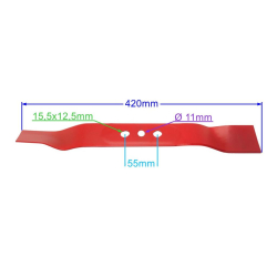 LISTWA TNĄCA 420 MM KOSIARKI NAC LP LS 42-123L-JR -23148