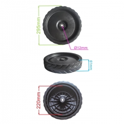 KOŁO 295MM TYŁ PRAWE KOSIARKI HORTMASZ HKS450 89Z-23121