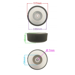 FILTR POWIETRZA SILNIKA JANMAR L40 J48 L60 L70 KPL-23340