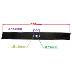 LISTWA TNĄCA 558 MM PARTNER 22" MIELĄCY-23625