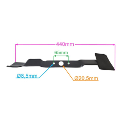 LISTWA TNĄCA 440MM TRAKTORKA LEWA 20084826-23864