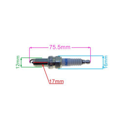 ŚWIECA ZAPŁONOWA NGK DCPR7E KOHLER XT775 RATO 170-23999