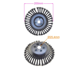 SZCZOTKA DRUCIANA KOSY SPALINOWEJ 200MMx0,50x25,4 -24776