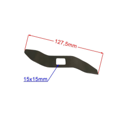 NÓŻ PODWÓJNY WERTYKULATORA 127,5MM OTWÓR 15x15MM-25087