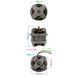 SILNIK 1000W KOSIARKI ELE HORTMASZ SF7A102-03-25042