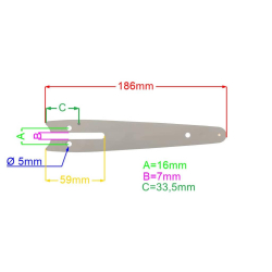 PROWADNICA 6 1/4" 1,1MM PIŁY PILARKI-25166