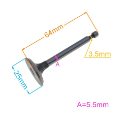 ZAWÓR SSĄCY 64MM SILNIKA HONDA GX160 GX200 ZAMIENN-25412