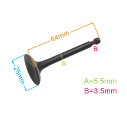ZAWÓR SSĄCY 64MM KOSIARKI NAC T6 LS42 LS46 LP50-25742
