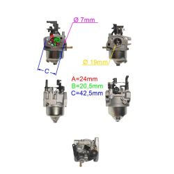 GAŹNIK SILNIKA TX T8  P19 KOSIARKI NAC LS50-25715