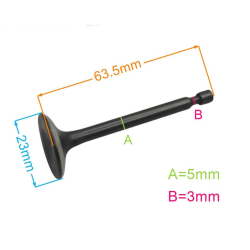 ZAWÓR WYDECHOWY 63,5MM NAC GKV130 GKV150-25761