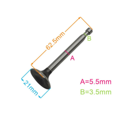 ZAWÓR WYDECHOWY 62,5MM KOSIARKI NAC T100 LS42-99-25783