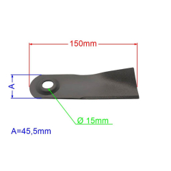 LISTWA TNĄCA 150MM KOSIARKI VEGA BOSS MARINA-25935