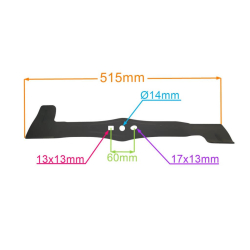 LISTWA TNĄCA 515MM CEDRUS C-TRAC-103HC PRAWY-26066