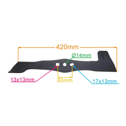 LISTWA TNĄCA 420MM CEDRUS C-TRAC-83HC LEWY-26063