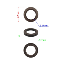 USZCZELNIACZ 35x52x7 SILNIKA RATO RV450D RV550D-26522