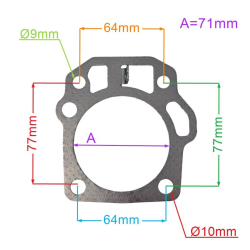USZCZELKA POD GŁOWICĘ SILNIKA DUCAR DV200-26918