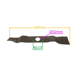 LISTWA TNĄCA 430MM KOSIARKI HECHT 543SW 5433SW-26965