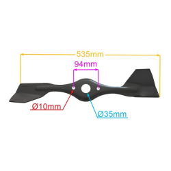LISTWA TNĄCA 535 MM WEIBANG WB537SC V BB FI 35MM-27461